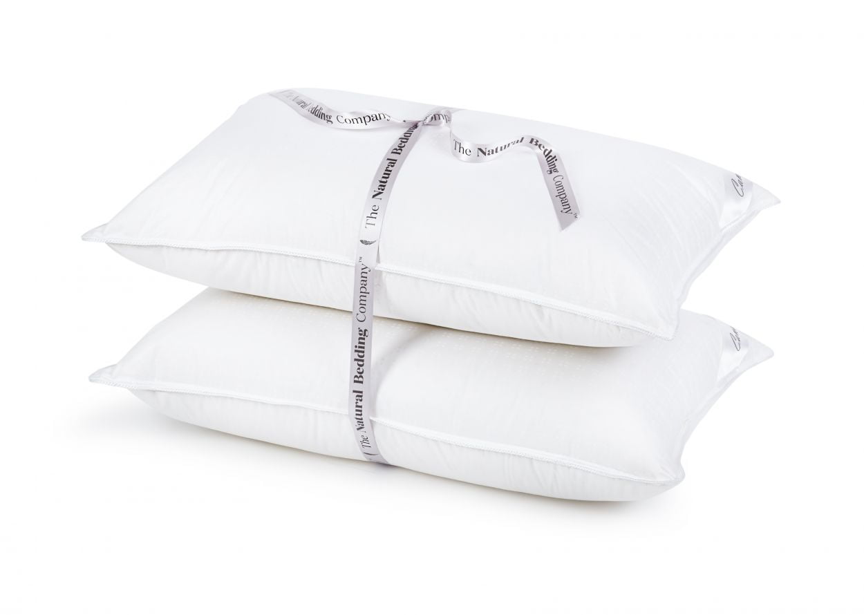 Canadian White Goose Down Pillow Bundle The Natural Bedding Company