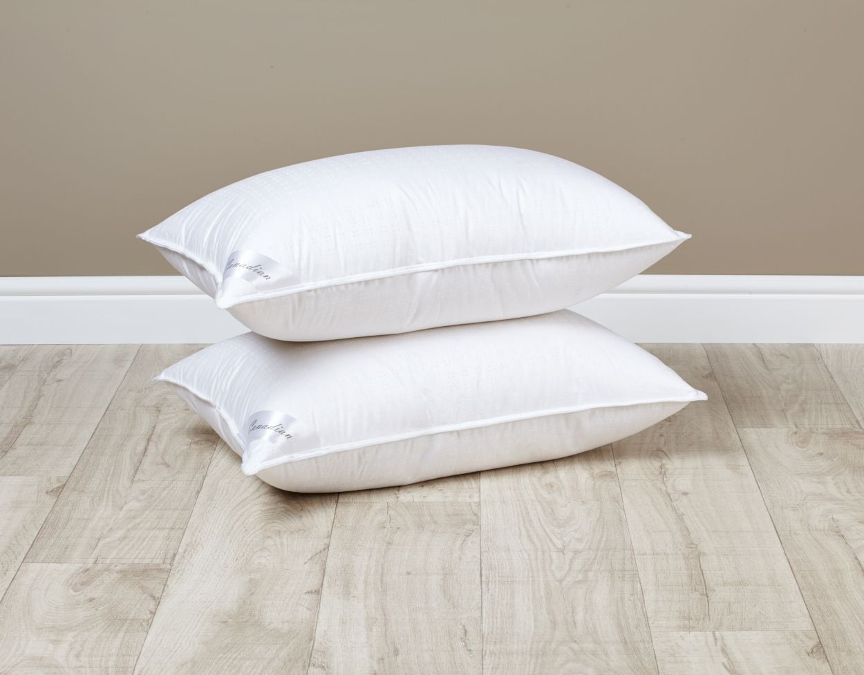 Canadian White Goose Down Pillow The Natural Bedding Company