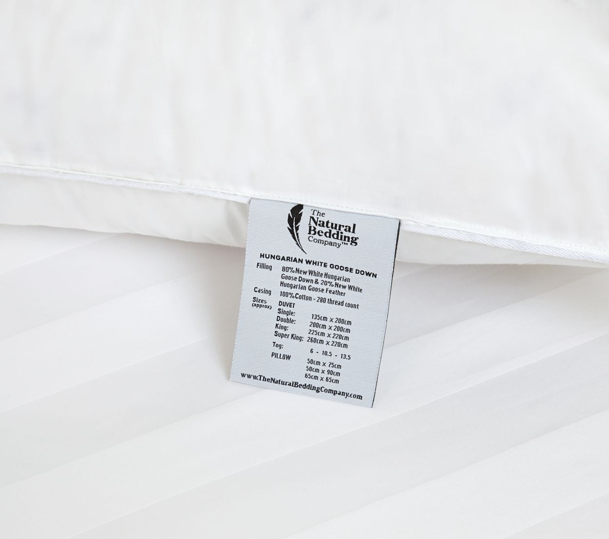 Hungarian Goose Down Duvet The Natural Bedding Company