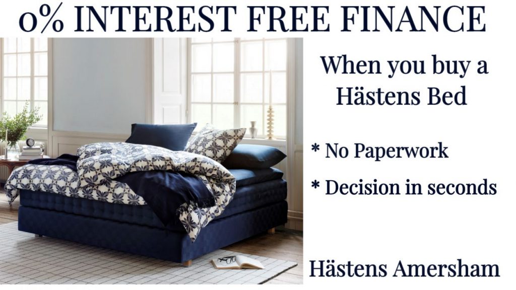 hastens beds on interest free finance calculate