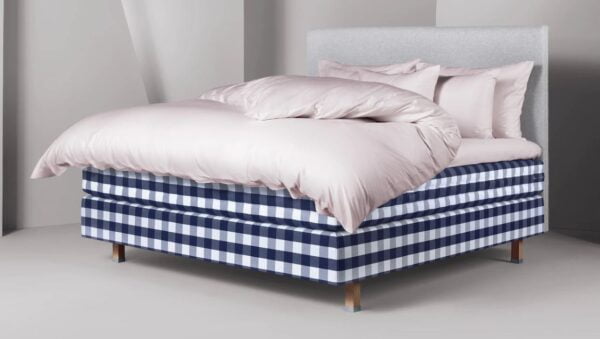 Hastens Satin Pure Fitted Sheets Misty Rose