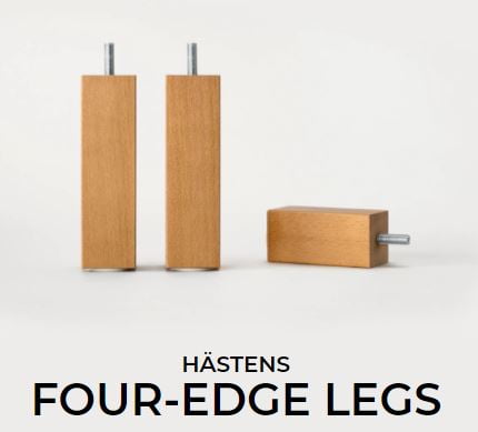 Hästens Four-Edge Stained Beech Legs