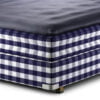 Hastens Satin Pure Night Shadow Blue Fitted Sheet